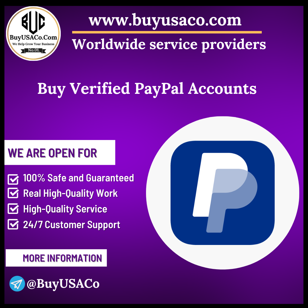 Buy Verified PayPal Account - BuyUSACo