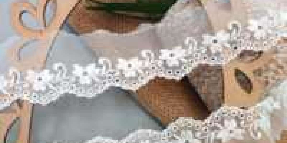 Exquisite Embroidered Lace Designs in Delhi