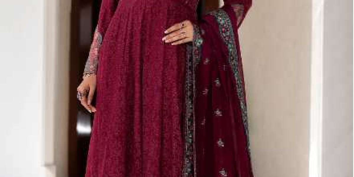 A collection of Pakistani winter dresses suitable for cold climates for women