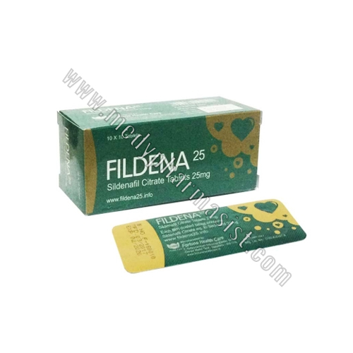 Buy Fildena 25 Mg | Best Sildenafil Tablet | Medypharmasist