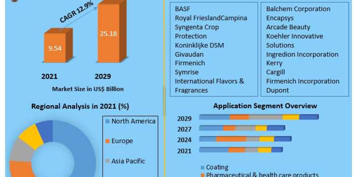 Microencapsulation Market Scope, Key Players Profiles and Sales Data to 2029